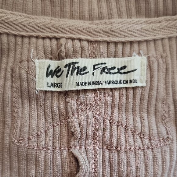 We The Free Mauve Button-Down Blouse - Picture 5 of 7